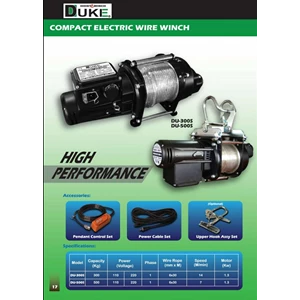 DUKE Electric Wire Winch DU-500S (30M)