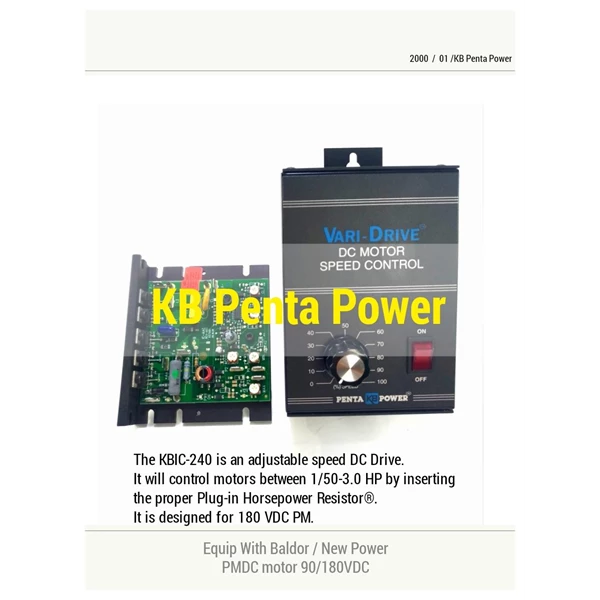 PMDC Motor Controller KB Penta Power